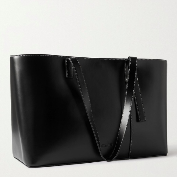 🖤 STAUD Black Leather Shoko Tote 🖤 - Picture 4 of 8